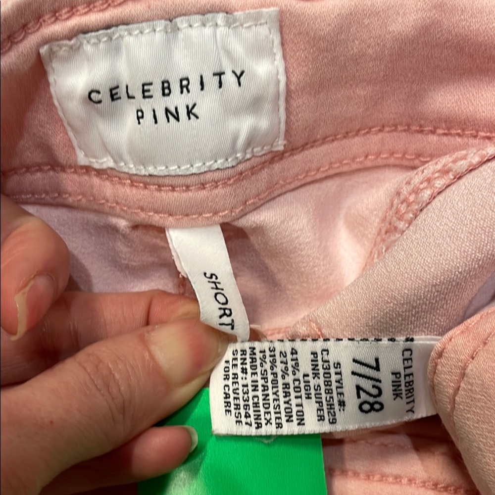 Celebrity Pink Pastel Jean Shorts - Picture 5 of 5